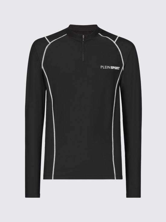 26SS 플레인스포츠 트레이닝 티셔츠 SAECMTK7995STE003N 02 Black - PLEIN SPORT