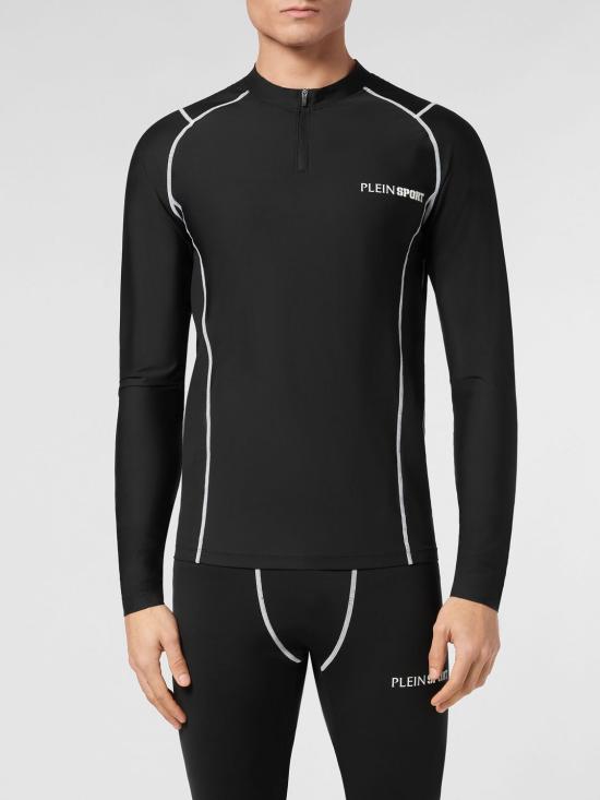 26SS 플레인스포츠 트레이닝 티셔츠 SAECMTK7995STE003N 02 Black