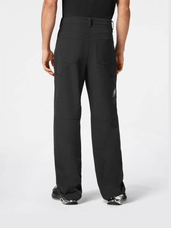 26SS 플레인스포츠 스트레이트 팬츠 SAECMRT1455SNY003N 02 Black - PLEIN SPORT
