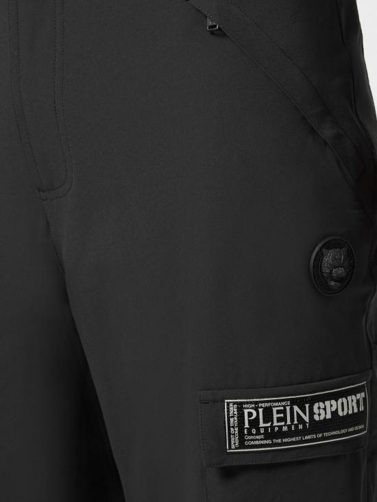 26SS 플레인스포츠 스트레이트 팬츠 SAECMRT1455SNY003N 02 Black - PLEIN SPORT