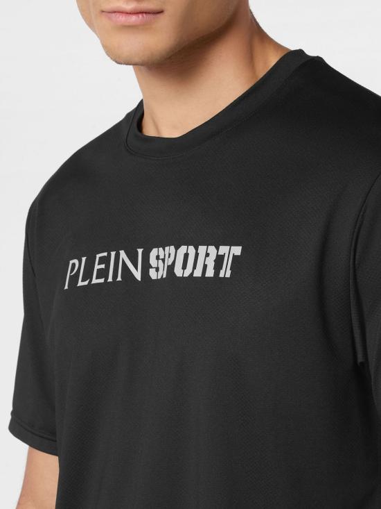 26SS 플레인스포츠 반팔 티셔츠 SAECMTK8033STE003N 02 Black - PLEIN SPORT