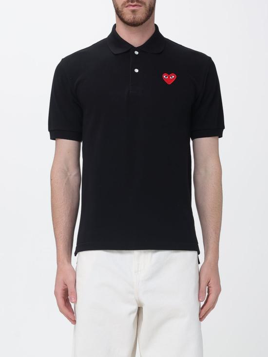 26SS 꼼데가르송 폴로 티셔츠 AXT006 1 Black