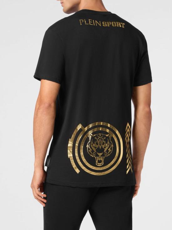 26SS 플레인스포츠 반팔 티셔츠 SAECMTK8011STE001N 0293 Black - PLEIN SPORT