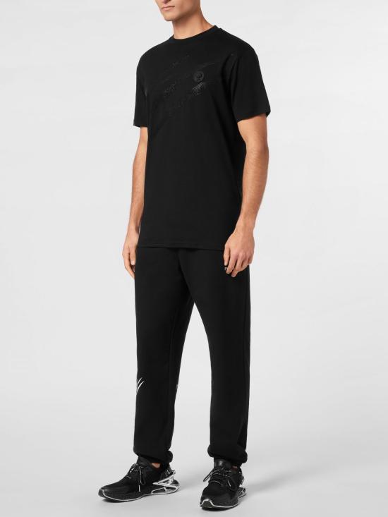 26SS 플레인스포츠 반팔 티셔츠 SAECMTK8008STE001N 0202 Black - PLEIN SPORT