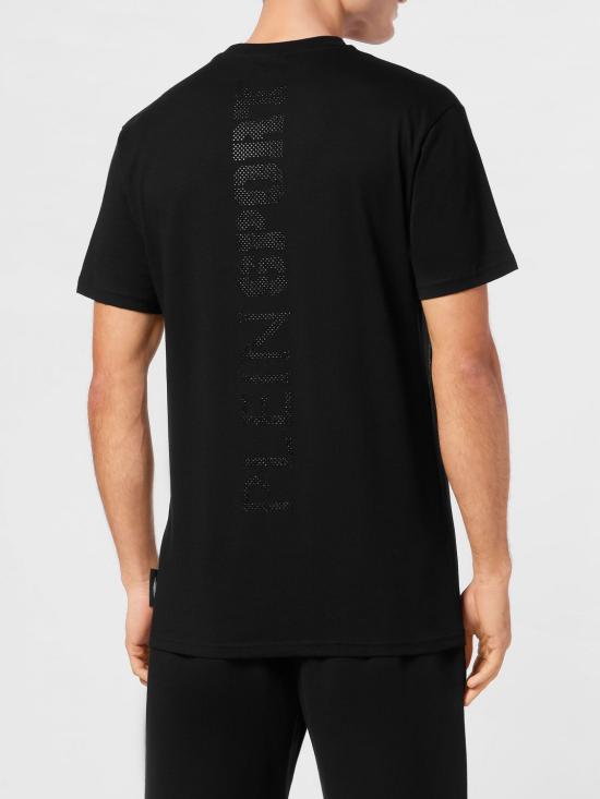 26SS 플레인스포츠 반팔 티셔츠 SAECMTK8008STE001N 0202 Black - PLEIN SPORT