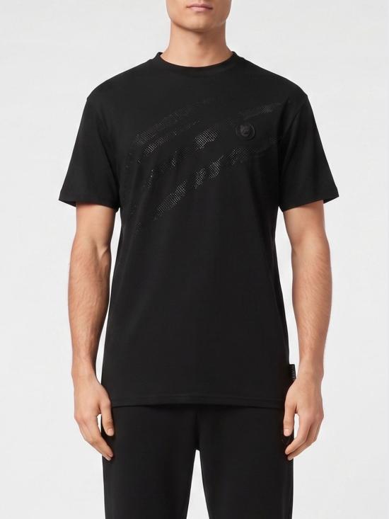 26SS 플레인스포츠 반팔 티셔츠 SAECMTK8008STE001N 0202 Black