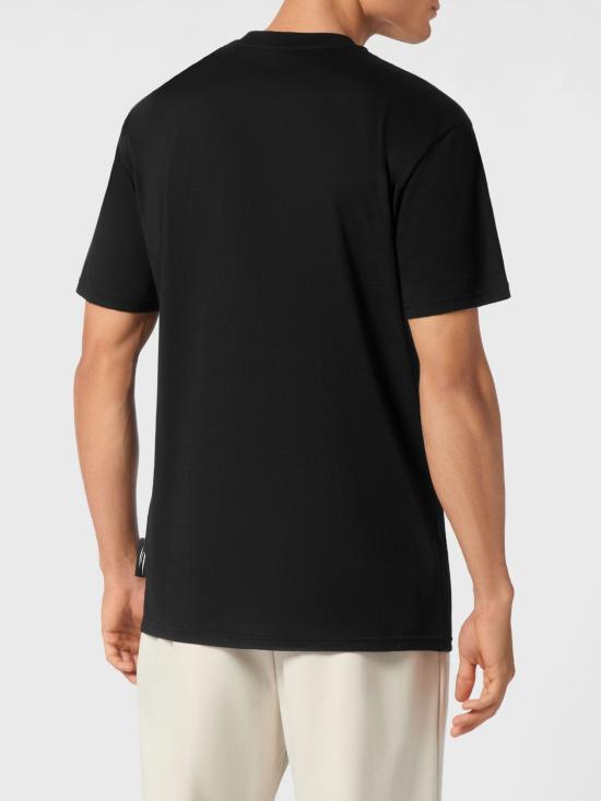 26SS 플레인스포츠 반팔 티셔츠 SAECMTK8009STE001N 0202 Black - PLEIN SPORT