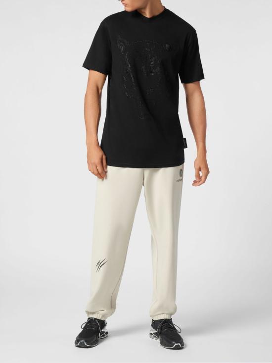 26SS 플레인스포츠 반팔 티셔츠 SAECMTK8009STE001N 0202 Black - PLEIN SPORT