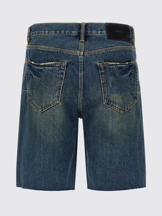 26SS 퍼플 브랜드 데님 숏팬츠 P059VTST226 MIDINDIGO Blue - PURPLE BRAND