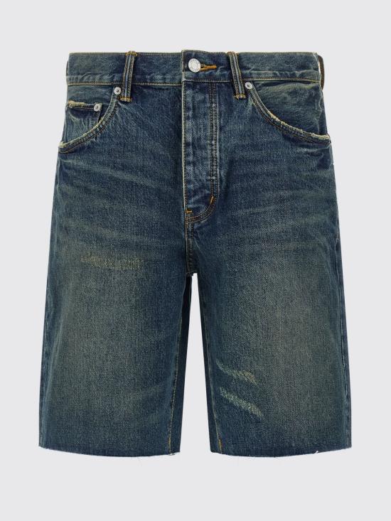 26SS 퍼플 브랜드 데님 숏팬츠 P059VTST226 MIDINDIGO Blue - PURPLE BRAND