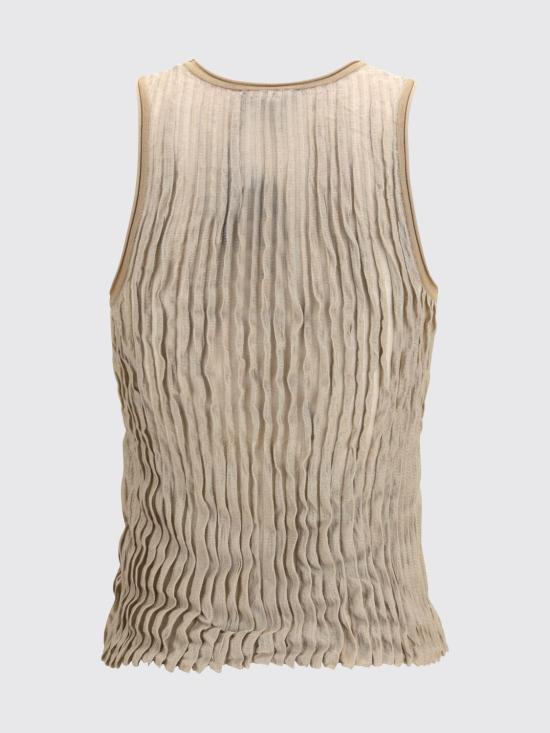 26SS 조르지오 아르마니 긴팔 티셔츠 GW002919AF24179 U6144 Sand - GIORGIO ARMANI