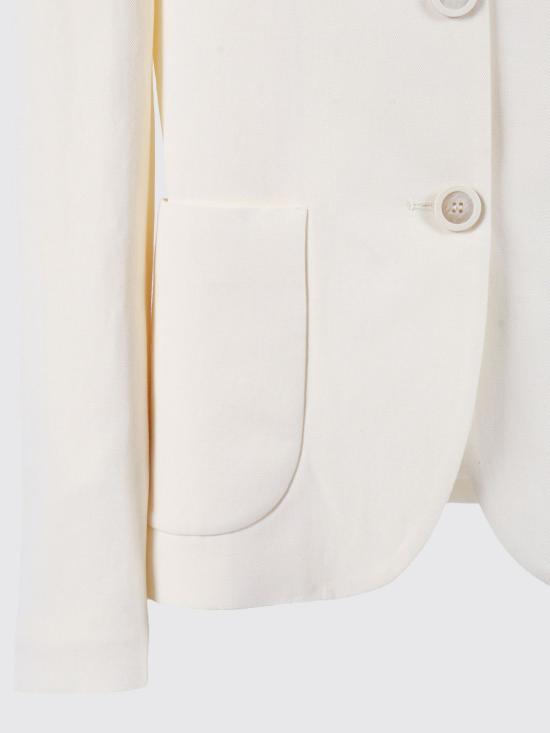 26SS 파비아나 필리피 플루이드 린넨·비스코스 재킷 GCD276F662D544 0145 White - FABIANA FILIPPI