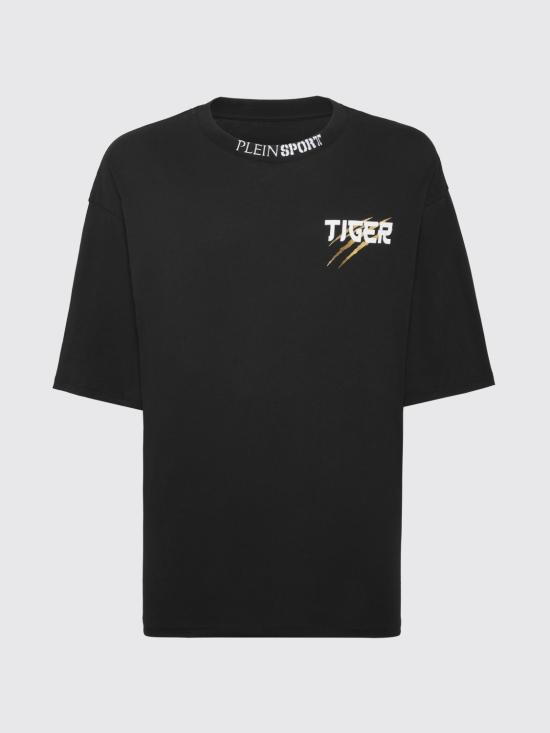 26SS 플레인스포츠 반팔 티셔츠 PAECMTK8317STE001N 0294 Black - PLEIN SPORT