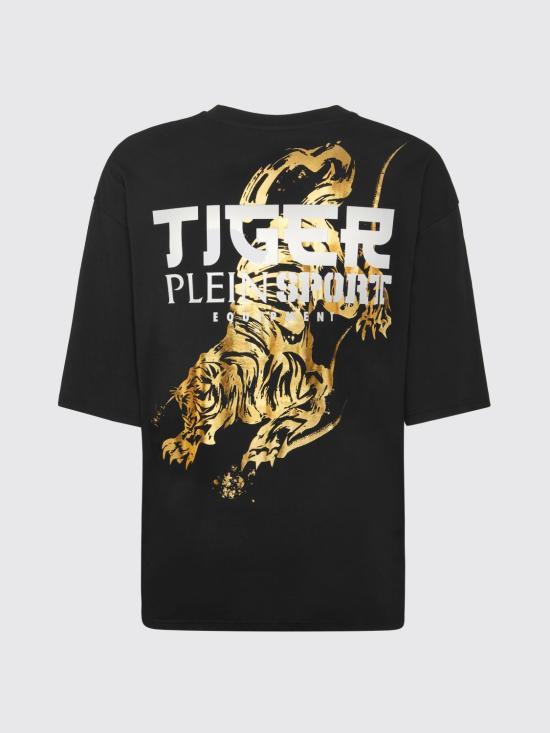 26SS 플레인스포츠 반팔 티셔츠 PAECMTK8317STE001N 0294 Black - PLEIN SPORT