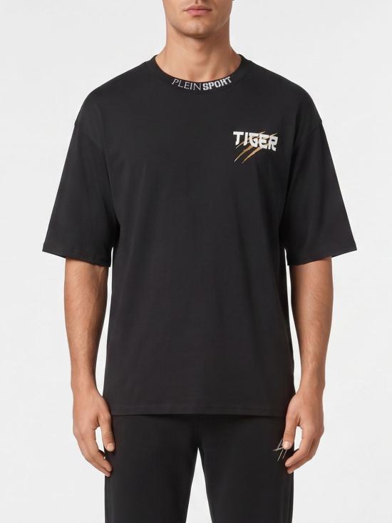 26SS 플레인스포츠 반팔 티셔츠 PAECMTK8317STE001N 0294 Black