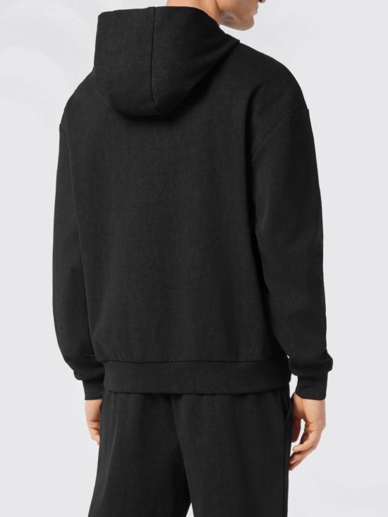 26SS 플레인스포츠 후드 티셔츠 PAECMJB3584STE003N 02 Black - PLEIN SPORT
