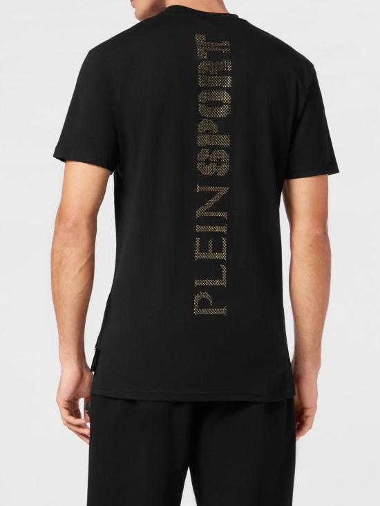 26SS 플레인스포츠 반팔 티셔츠 SAECMTK8008STE001N 0293 Black 1 - PLEIN SPORT