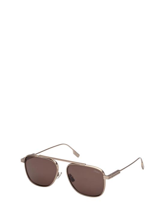 26FW 에르메네질도제냐 선글라스 EZ0291 35E MATTE LIGHT BROWN - ERMENEGILDO ZEGNA