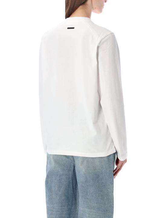26SS 피어오브갓 긴팔 티셔츠 125SP265923FW BRIGHT WHI Bianco - FEAR OF GOD