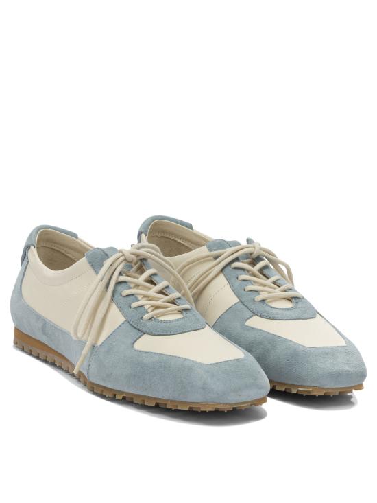 26SS 에이드 스니커즈 UMA SNEAKERNAPPA KID SUEDECREAMY GLASS Light blue - AEYDE