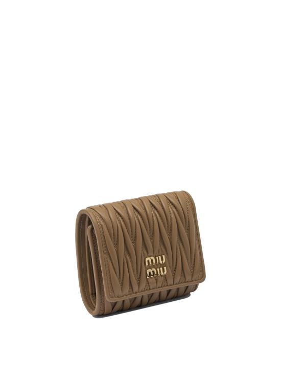 26FW 미우미우 지갑 5MH033AFPPF098L Beige - MIU MIU