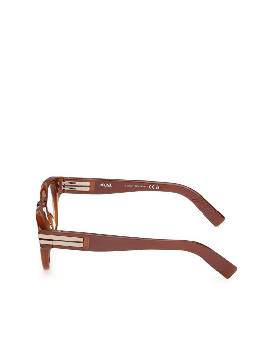 26FW 에르메네질도제냐 안경 EZ5347 045 SHINY LIGHT BROWN - ERMENEGILDO ZEGNA