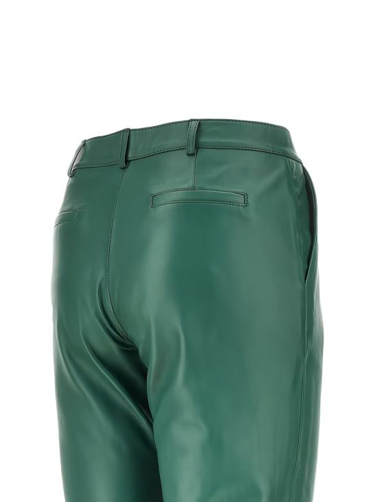 26SS 더프랭키샵 가죽 팬츠 PAFS21791400 EMERALD - THE FRANKIE SHOP
