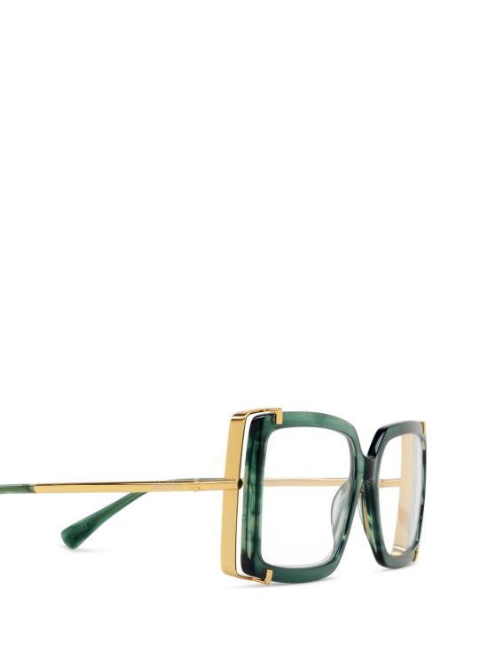 26FW 막스마라 안경 MM5155 B 098 DARK GREEN STRIPED - MAX MARA