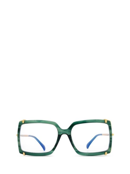 26FW 막스마라 안경 MM5155 B 098 DARK GREEN STRIPED