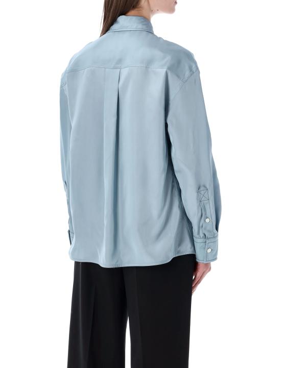 26SS 보테가베네타 셔츠 865002V1TL0 4781 BLUE GRAVE - BOTTEGA VENETA