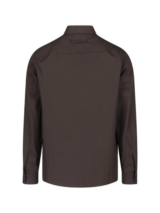 26SS 에르메네질도제냐 긴팔 셔츠 RUHV16A3 SOT8B M09G Brown - ERMENEGILDO ZEGNA