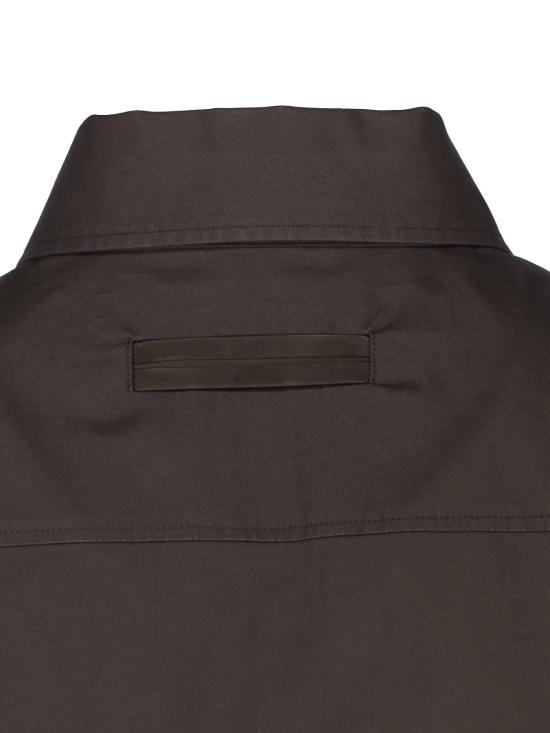 26SS 에르메네질도제냐 긴팔 셔츠 RUHV16A3 SOT8B M09G Brown - ERMENEGILDO ZEGNA
