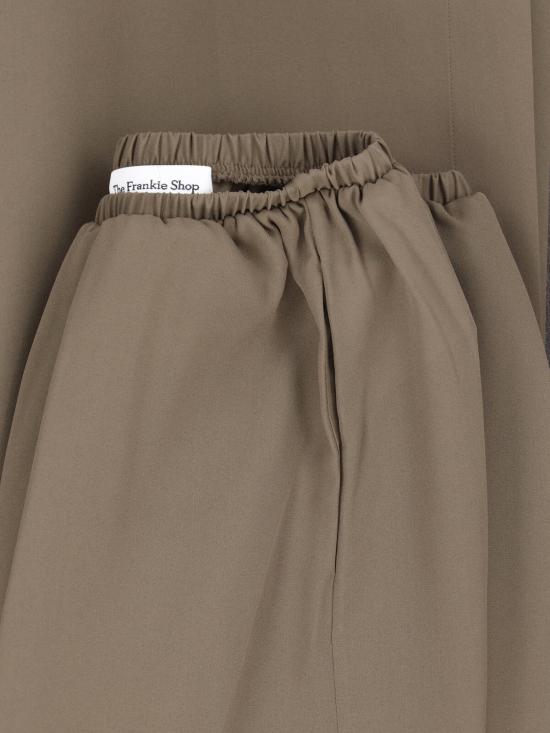 26SS 더프랭키샵 롱 스커트 ENNA FLUID MAXI SKIRT OLIVE Green - THE FRANKIE SHOP