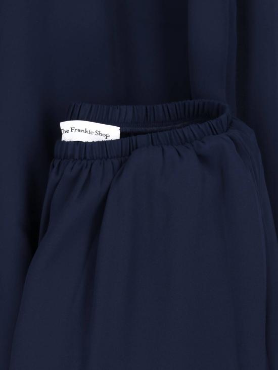 26SS 더프랭키샵 롱 스커트 ENNA FLUID MAXI SKIRT NAVY Blue - THE FRANKIE SHOP