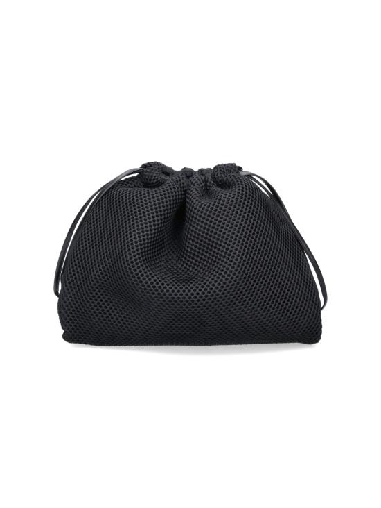 26SS 더프랭키샵 클러치/파우치 MORGAN MESH SMALL POUCH BLACK Black - THE FRANKIE SHOP