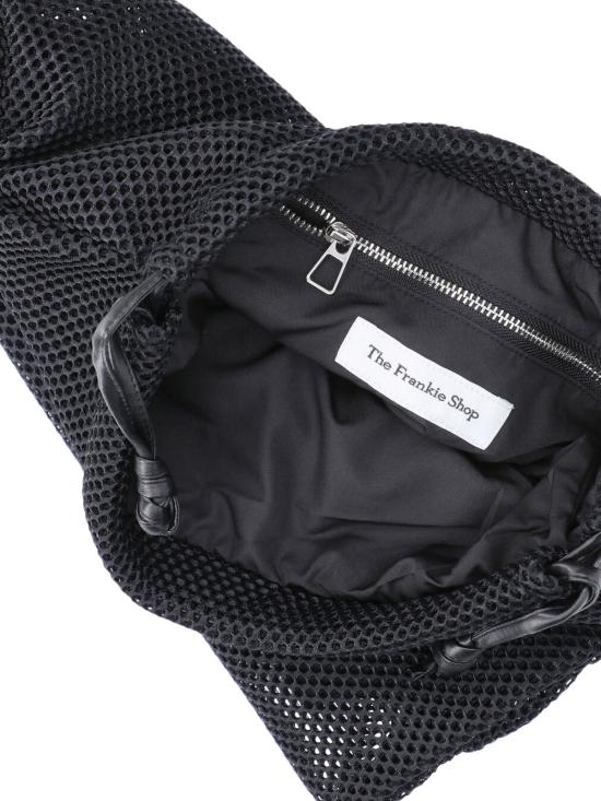 26SS 더프랭키샵 클러치/파우치 MORGAN MESH SMALL POUCH BLACK Black - THE FRANKIE SHOP