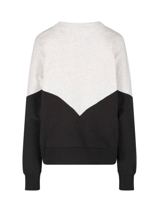 25SS 이자벨마랑에뚜왈 휴스턴 투톤 마랑 스웨트셔츠 SW0006FA A1M08E 02FK Black - ISABEL MARANT ETOILE