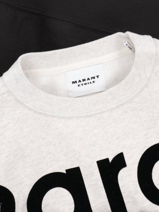 25SS 이자벨마랑에뚜왈 휴스턴 투톤 마랑 스웨트셔츠 SW0006FA A1M08E 02FK Black - ISABEL MARANT ETOILE