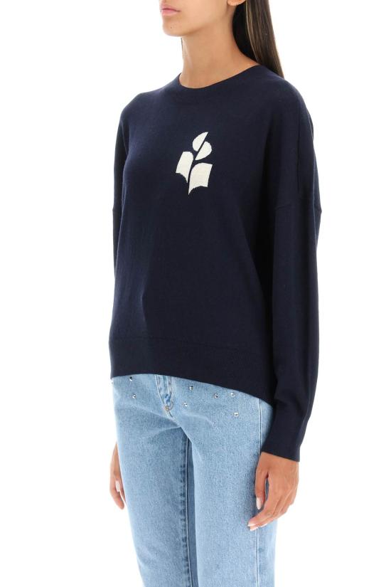 25SS 이자벨마랑에뚜왈 마리산스 코튼 스웨터 PU0053FA A1X05E 30MI Blue - ISABEL MARANT ETOILE