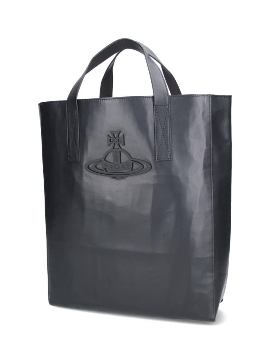  비비안웨스트우드 토트백 4D02000BU L00AN N401 BLACK - VIVIENNE WESTWOOD