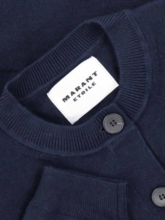 25SS 이자벨마랑에뚜왈 뉴턴 코튼 가디건 CA0040FA A1X05E 30MI Blue - ISABEL MARANT ETOILE
