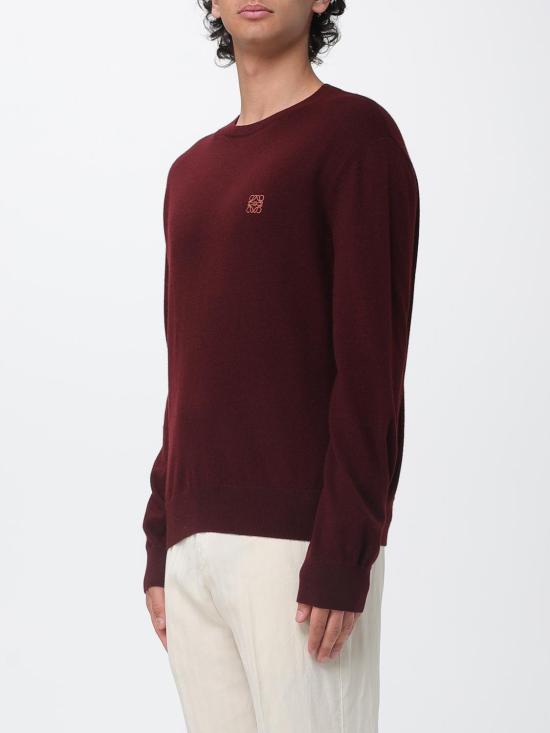 26SS 로에베 스웨터 H526Y14KMX 7110 Burgundy - LOEWE