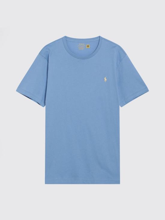 26SS 폴로 랄프로렌 포니로고 자수 반팔 티셔츠 710671438 454 Gnawed Blue - POLO RALPH LAUREN
