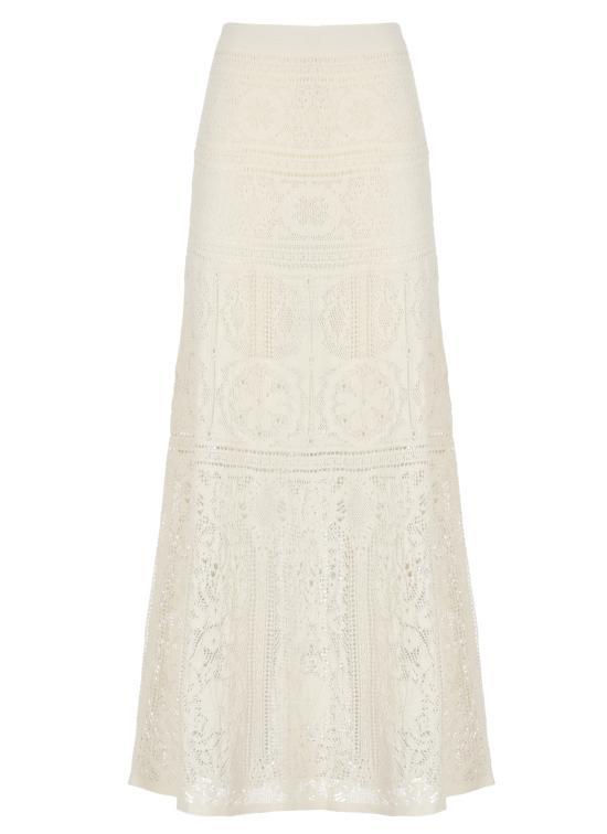 26SS 디익스테리어 롱 스커트 62211 3AVOR Ivory