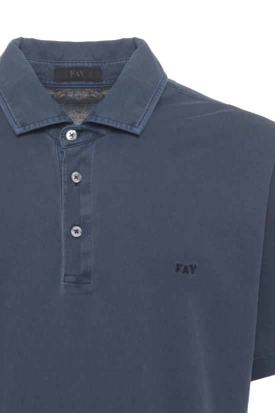 26SS 페이 폴로 티셔츠 NPMB252143TUY1 U811 Blue - FAY