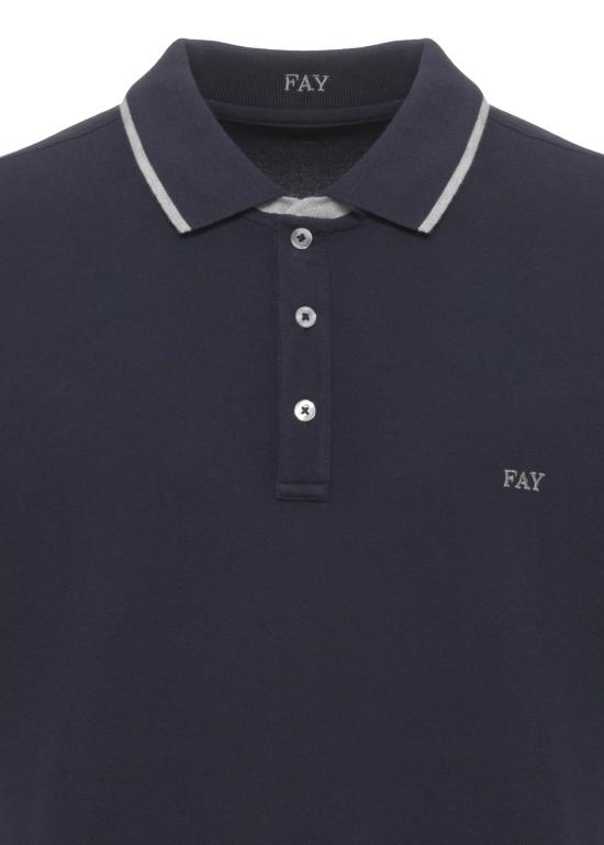 26SS 페이 폴로 티셔츠 NPMB252140STDW U806 Blue - FAY
