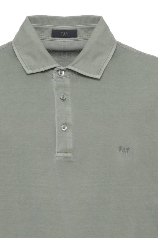 26SS 페이 폴로 티셔츠 NPMB252143TUY1 V400 Green - FAY