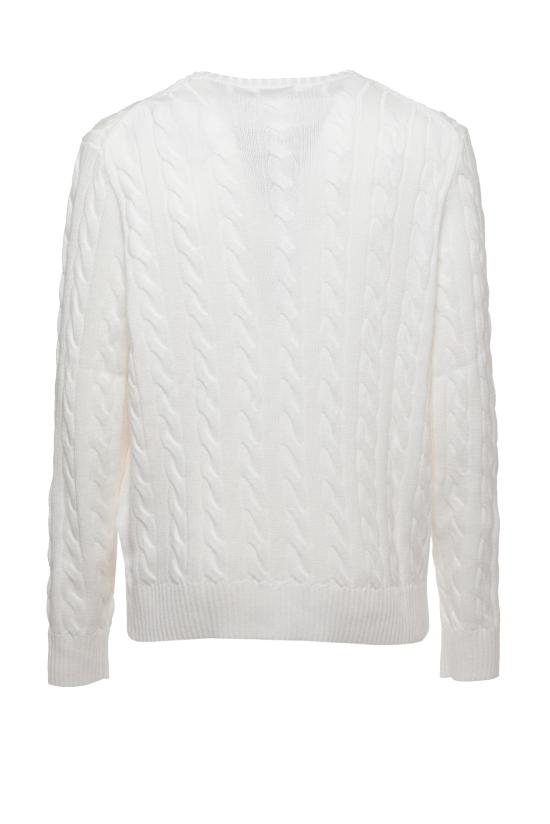 26SS 랄프 로렌 스웨터 710775885 033 White - RALPH LAUREN