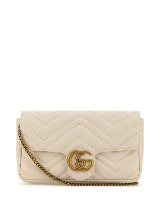 26FW 구찌 GG 마몽 스몰 숄더백 751526 AACCE9053 WHITE