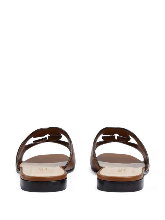 26FW 구찌 인터로킹 G 컷아웃 슬라이드 샌들 694451 US0002535 - GUCCI
